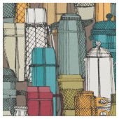 Kaffeezeit Stoff (Nahaufnahme)