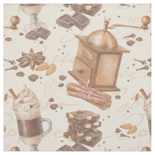 Kaffeezeit Stoff (Muster)