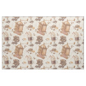 Kaffeezeit Stoff (Fat Quarter (45,7 x 55,9 cm))