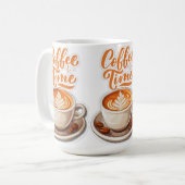 KAFFEEZEIT-TASSE KAFFEETASSE (Vorderseite Links)