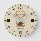 Kaffeezeit Uhr (Mittel) (Vorderseite)