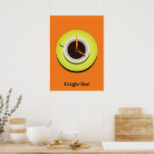 Kaffeezeit Zeitgenössische Kunst Poster (Küche)