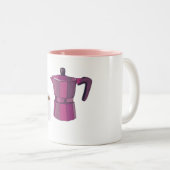 Kaffeezeit Zweifarbige Tasse (VorderseiteRechts)