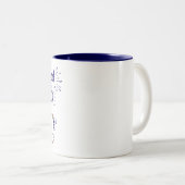 Kaffeezeit Zweifarbige Tasse (VorderseiteRechts)