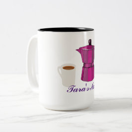 Kaffeezeit Zweifarbige Tasse