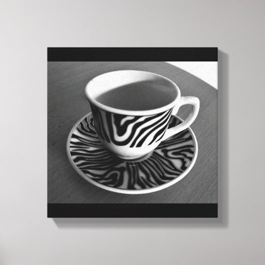 Kaffeezeitkanvas Leinwanddruck (Vorderseite)