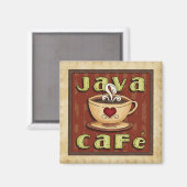 Kaffeezeitmagnet Magnet (Vorderseite/Rückseite)