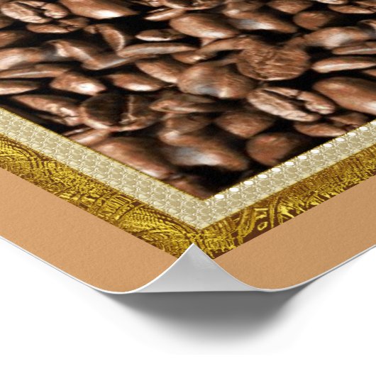 Kaffeezeitplakat Poster (Ecke)