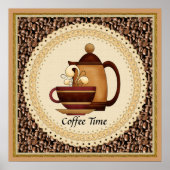 Kaffeezeitplakat Poster (Vorne)