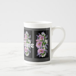 Kaffeezeittext mit Blume Image Specialty Tasse