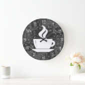 Kaffeezeituhren Große Wanduhr (Zuhause)