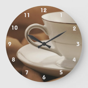 Kaffeezeituhren Große Wanduhr