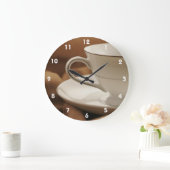 Kaffeezeituhren Große Wanduhr (Zuhause)
