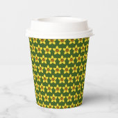 Kaffeezeitwälder grün pappbecher (Rückseite)