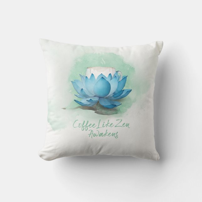 Kaffeezen Kissen (Vorderseite)