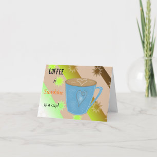 Kaffeezitat Karte