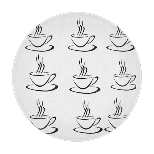 Kaffeezubereiter Schneidebrett (Vorderseite)