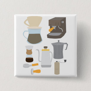 Kaffeezubereitungsgeräte Button