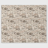Kaffeezubereitungsrausch Geschenkpapier (Flach)