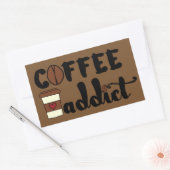 Kaffeezusatz II Rechteckiger Aufkleber (Umschlag)