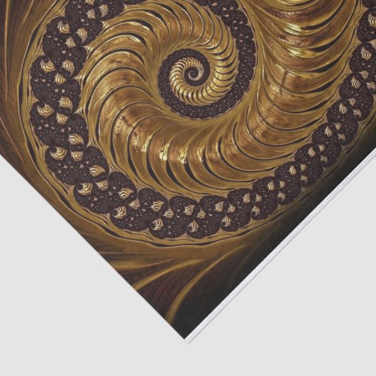 Kaffefedern Fraktal-Papiertaschentuch Seidenpapier (Ausschnitt)