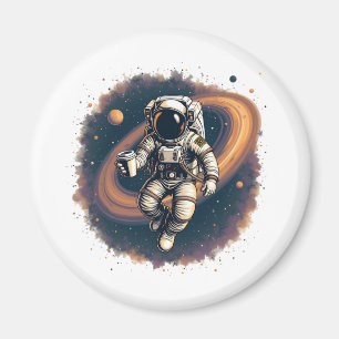 Kaffeine Kraftstoff Für Den Universum-Kaffee-Liebh Magnet