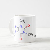 Kaffeine-Molekül-Kaffeetasse Kaffeetasse (Vorderseite Links)