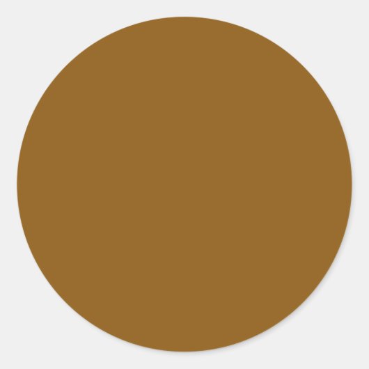 KAFFEINIERTE ZINNAMON (feste Farbe) Runder Aufkleber (Vorderseite)