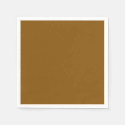 KAFFEINIERTE ZINNAMON (feste Farbe) Serviette (Vorderseite)