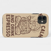 Kaffeinierter Call-Fall Case-Mate iPhone Hülle (Rückseite (Horizontal))