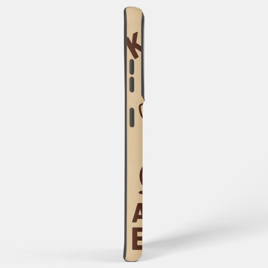 Kaffeinierter Call-Fall Samsung Galaxy Hülle (Rechte Seite)