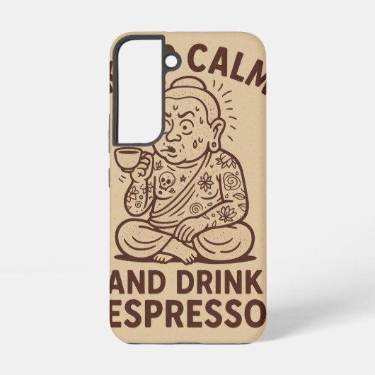 Kaffeinierter Call-Fall Samsung Galaxy Hülle (Rückseite)