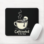 Kaffeinig auf den sonnigen Skelettkaffee Lover Mousepad (Mit Mouse)