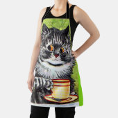 KAFFEKATZE LOUIS WAIN ART RETRO KÜCHE SCHÜRZE (InSitu)