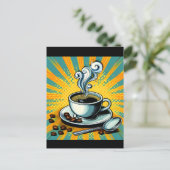 KAFFELOVER POSTCARD POSTKARTE (Stehend Vorderseite)