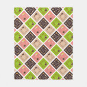 KAFFEQUOTEN FLEECEDECKE (Vorderseite)