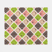 KAFFEQUOTEN FLEECEDECKE (Vorderseite (Horizontal))