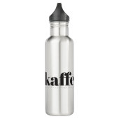 Kaffesugen Wasserflasche aus Edelstahl Edelstahlflasche (Links)