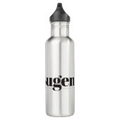 Kaffesugen Wasserflasche aus Edelstahl Edelstahlflasche (Rechts)