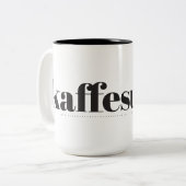Kaffesugen Zwei-Töne-Kaffee-Tasse Zweifarbige Tasse (Vorderseite Links)