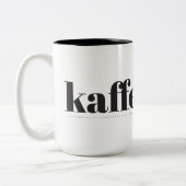 Kaffesugen Zwei-Töne-Kaffee-Tasse Zweifarbige Tasse (Links)