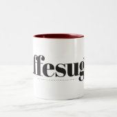 Kaffesugen Zwei-Töne-Kaffee-Tasse Zweifarbige Tasse (Mittel)