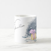 Kaffetasse Weihnachts-Pferdebild Kaffeetasse (Mittel)