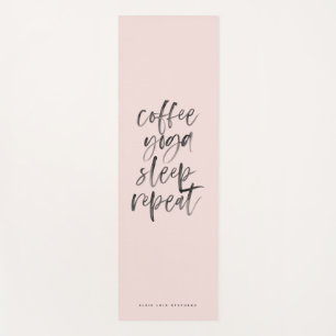 Kaffeyoga wiederholen yogamatte