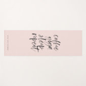 Kaffeyoga wiederholen yogamatte (Vorderseite (Horizontal))