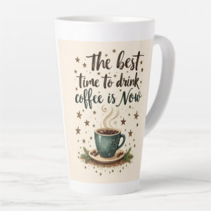 Kaffezeit beginnt jetzt milchtasse