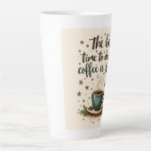 Kaffezeit beginnt jetzt milchtasse (Vorderseite)