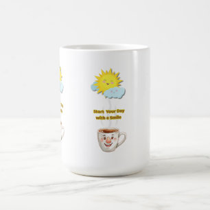Kaffezeit – Cute lächelnde Tasse