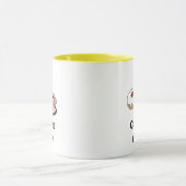 Kaffezeit - Donut und Kaffeetasse (Zentrum)