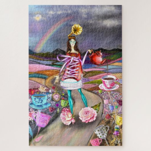 Kaffezeit-Fantasie-Puzzle Puzzle (Vertikal)